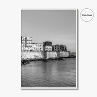 Syracuse Italy Black and White Fine Art Photo Print, Siracusa Sicily Ortigia Wall Poster