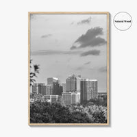 Northern Virginia Black and White Fine Art Photo Print, Washington DC, USA Wall Poster