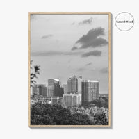 Northern Virginia Black and White Fine Art Photo Print, Washington DC, USA Wall Poster