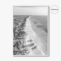 Tulum Black and White Fine Art Photo Print, Riviera Maya Cancun Mexico Poster