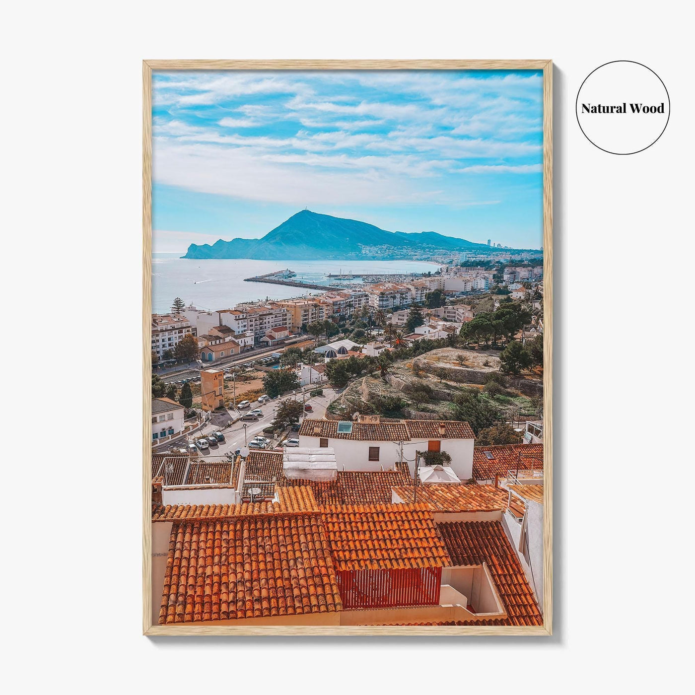 Altea Skyline Fine Art Photo Print, Alicante, Costa Blanca Spain Wall Decor Poster