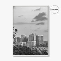 Northern Virginia Black and White Fine Art Photo Print, Washington DC, USA Wall Poster