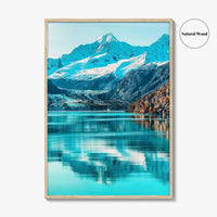Alaska Art Photo Print, Johns Hopkins Glacier, Cruise Ship, USA Poster