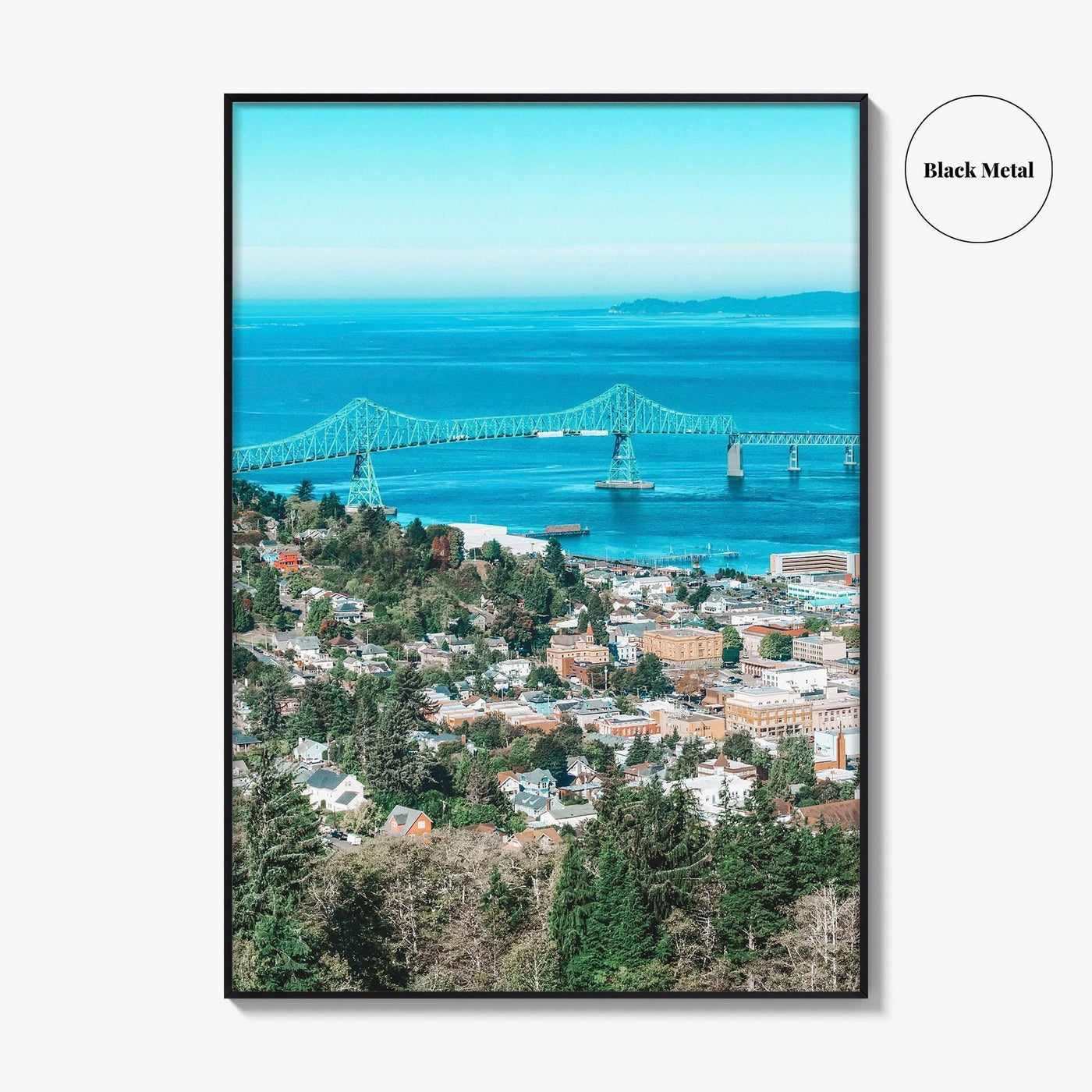 Astoria Oregon Fine Art Photo Print, Megler Bridge, Columbia River, Wall Decor, USA