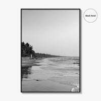 Serrekunda Black and White Fine Art Photo Print, Gambia Beach Wall Decor Poster