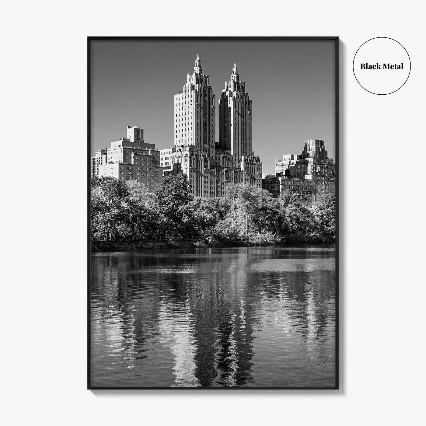 Upper West Side Black and White Fine Art Photo Print, Central Park NYC Poster