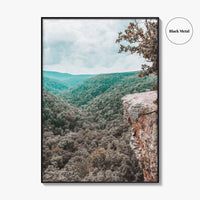 Hawksbill Crag Fine Art Photo Print, Whitaker Point, Fayetteville, Arkansas Wall Poster