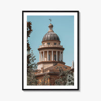 Auburn California Fine Art Photo Print, Placer County Courthouse, USA Wall Poster