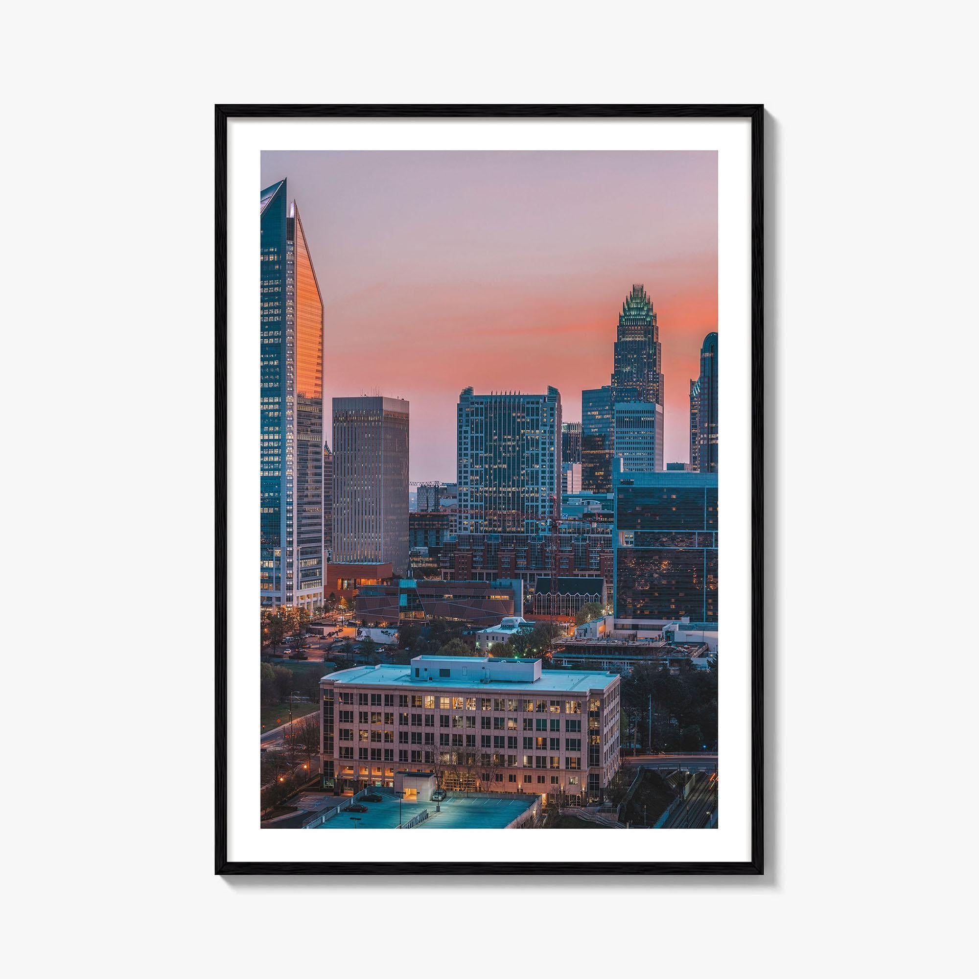 Charlotte Fine Art Photo Print, Uptown, North Carolina, USA, Wall Decor