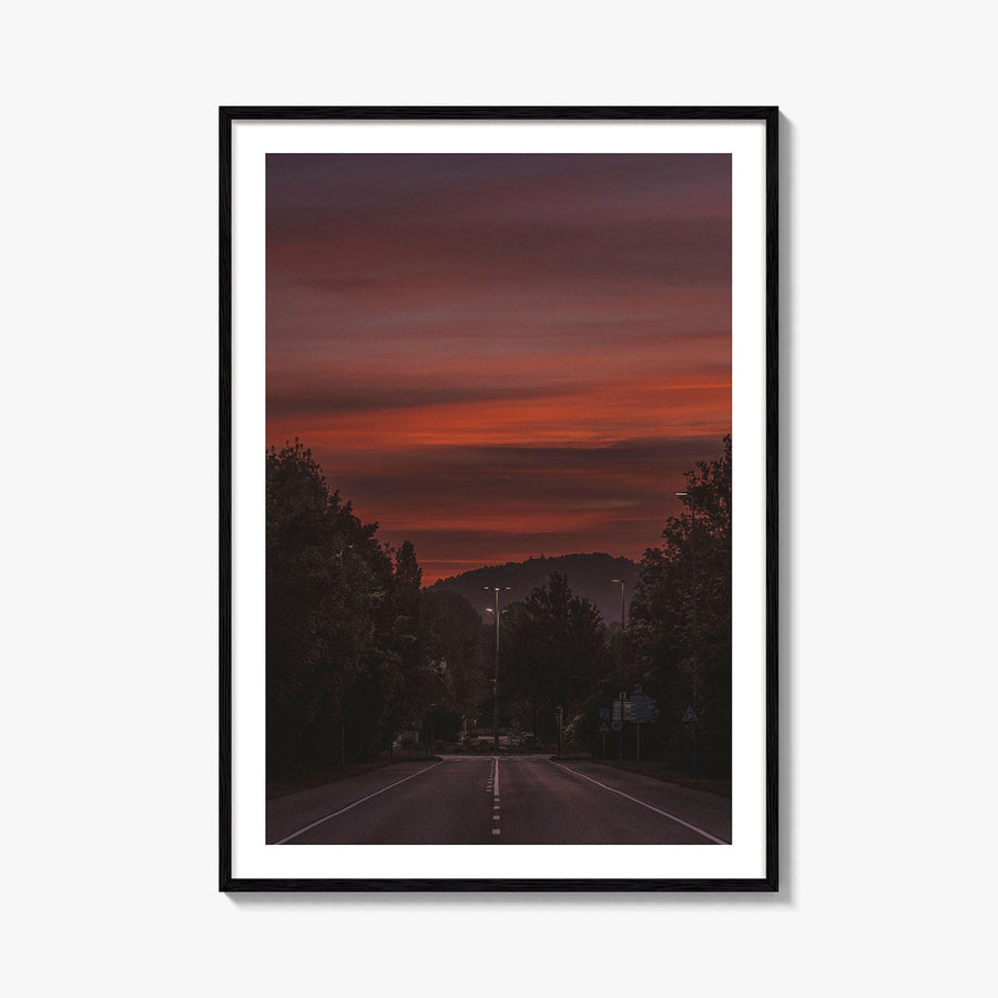 Clemson Fine Art Photo Print, South Carolina Road Wall Art Poster, USA