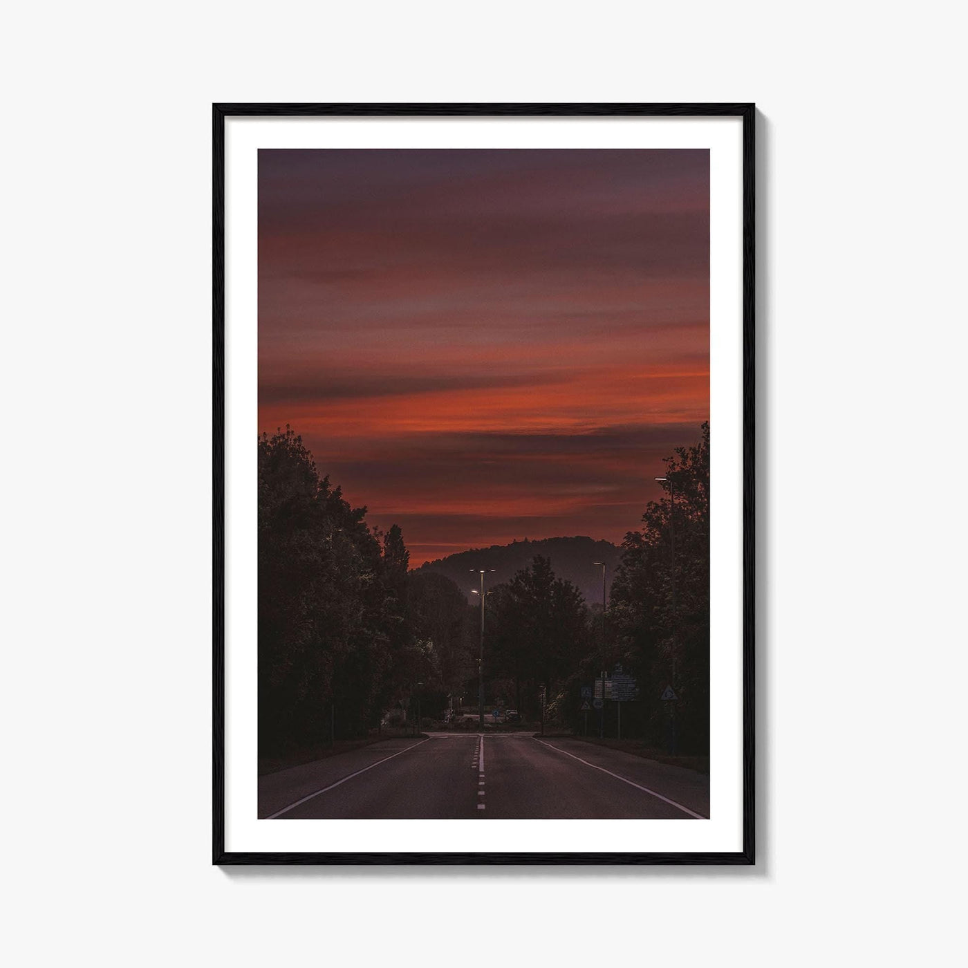 Clemson Fine Art Photo Print, South Carolina Road Wall Art Poster, USA