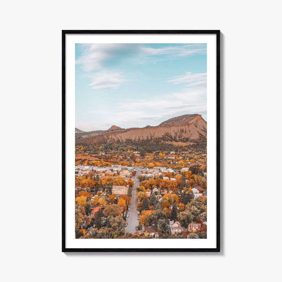 Durango Colorado Fine Art Photo Print, Autumn Foliage Wall Decor, USA Poster