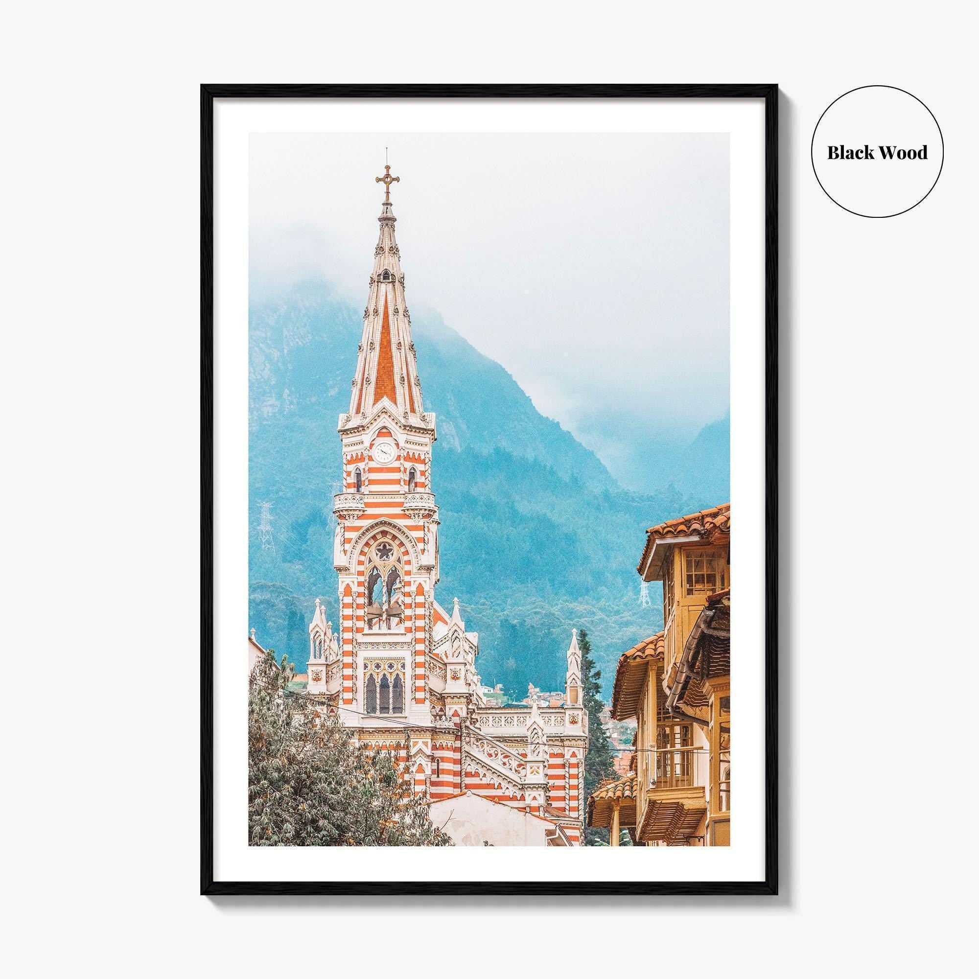 Bogota Fine Art Photo Print, Bogotá Colombia Wall Decor, Colonial La Candelaria City Poster
