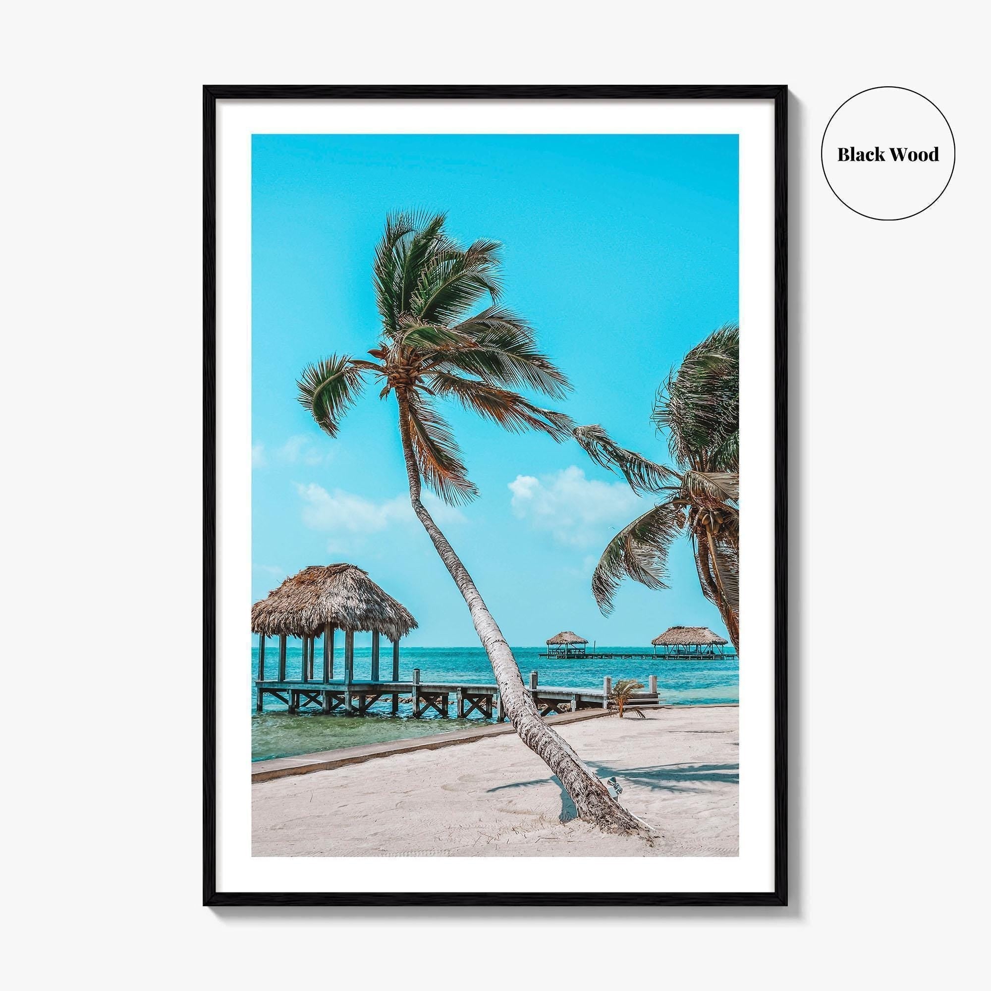 Belize Fine Art Photo Print, San Pedro, Ambergris Caye, Caribbean Beach Poster