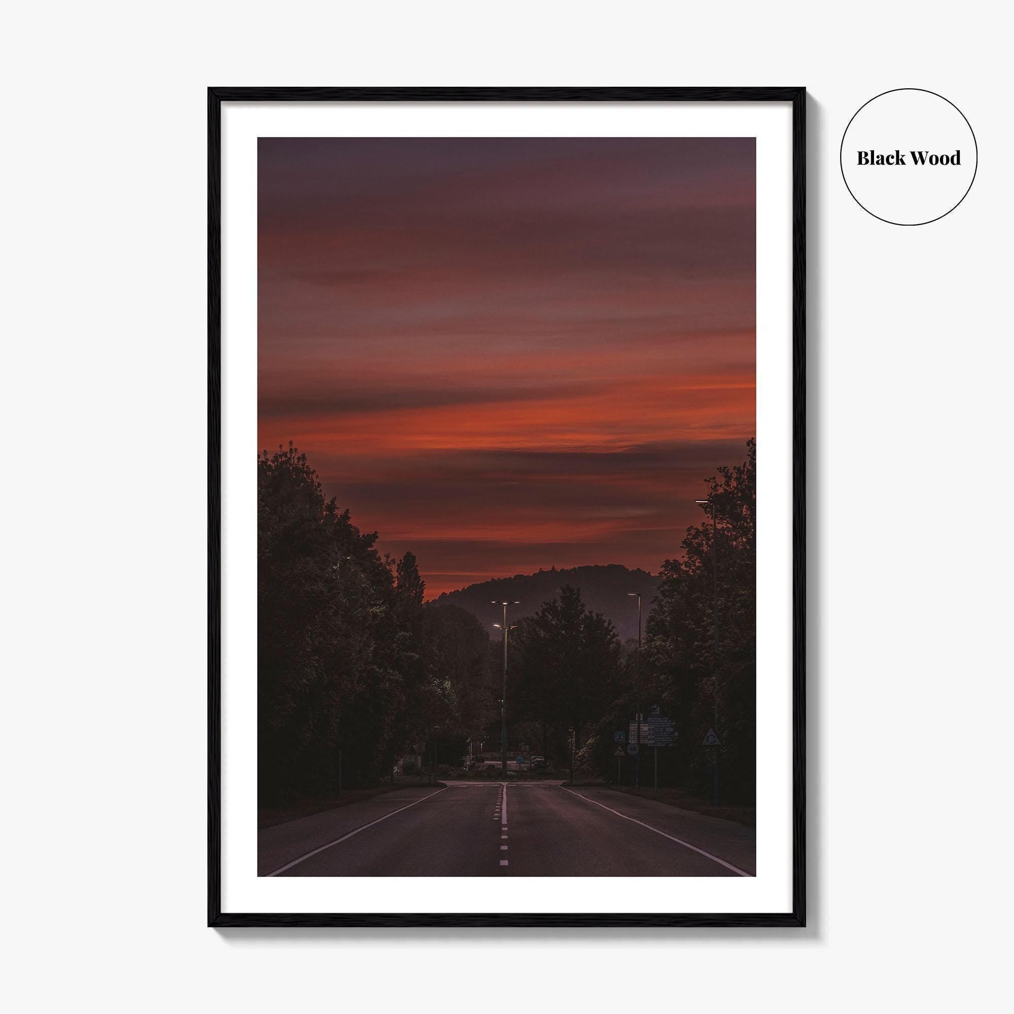 Clemson Fine Art Photo Print, South Carolina Road Wall Art Poster, USA