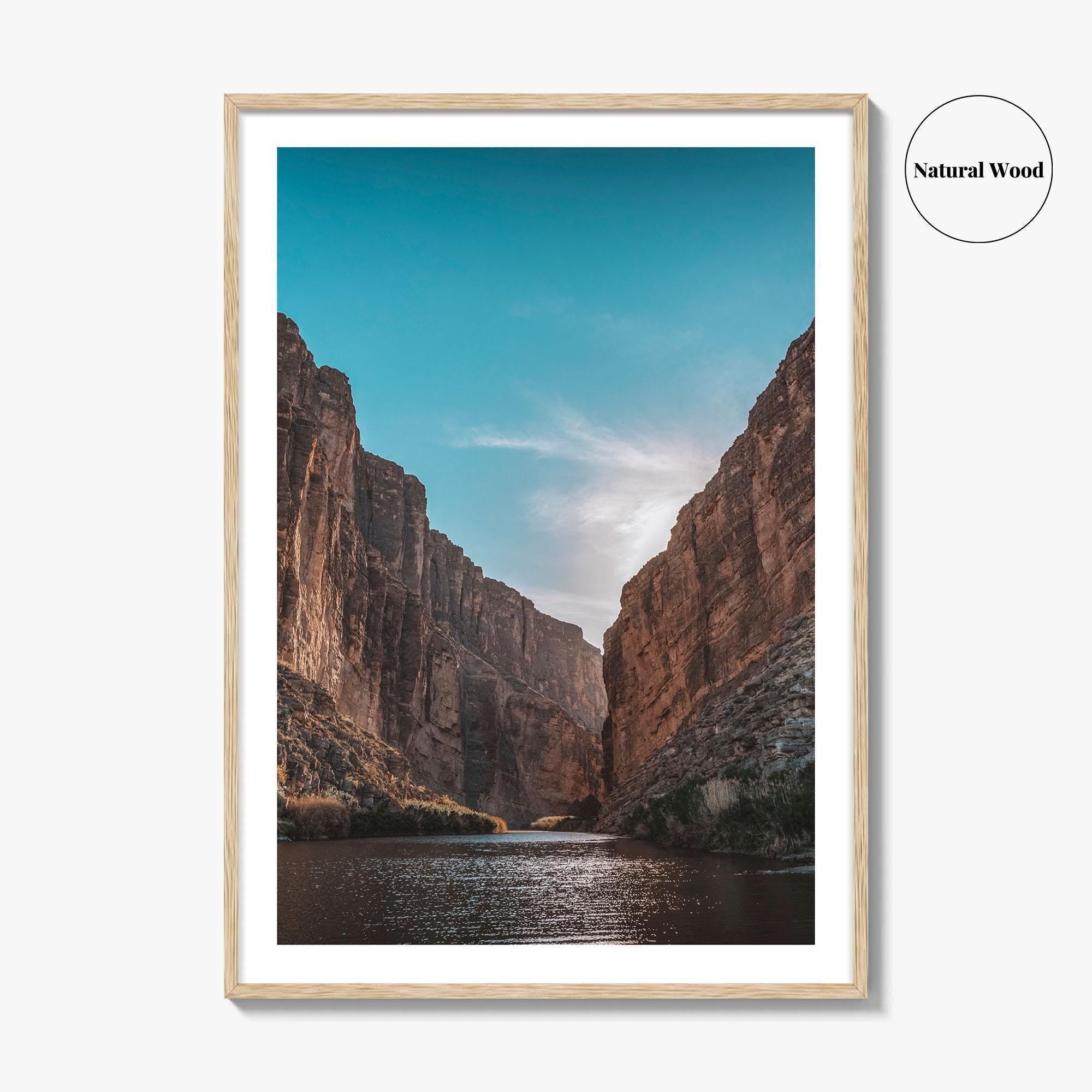 Big Bend National Park Fine Art Photo Print, Santa Elena Canyon, Texas USA Poster