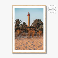 Cape May Fine Art Photo Print, Lighthouse Beach, New Jersey, Wall Decor Poster