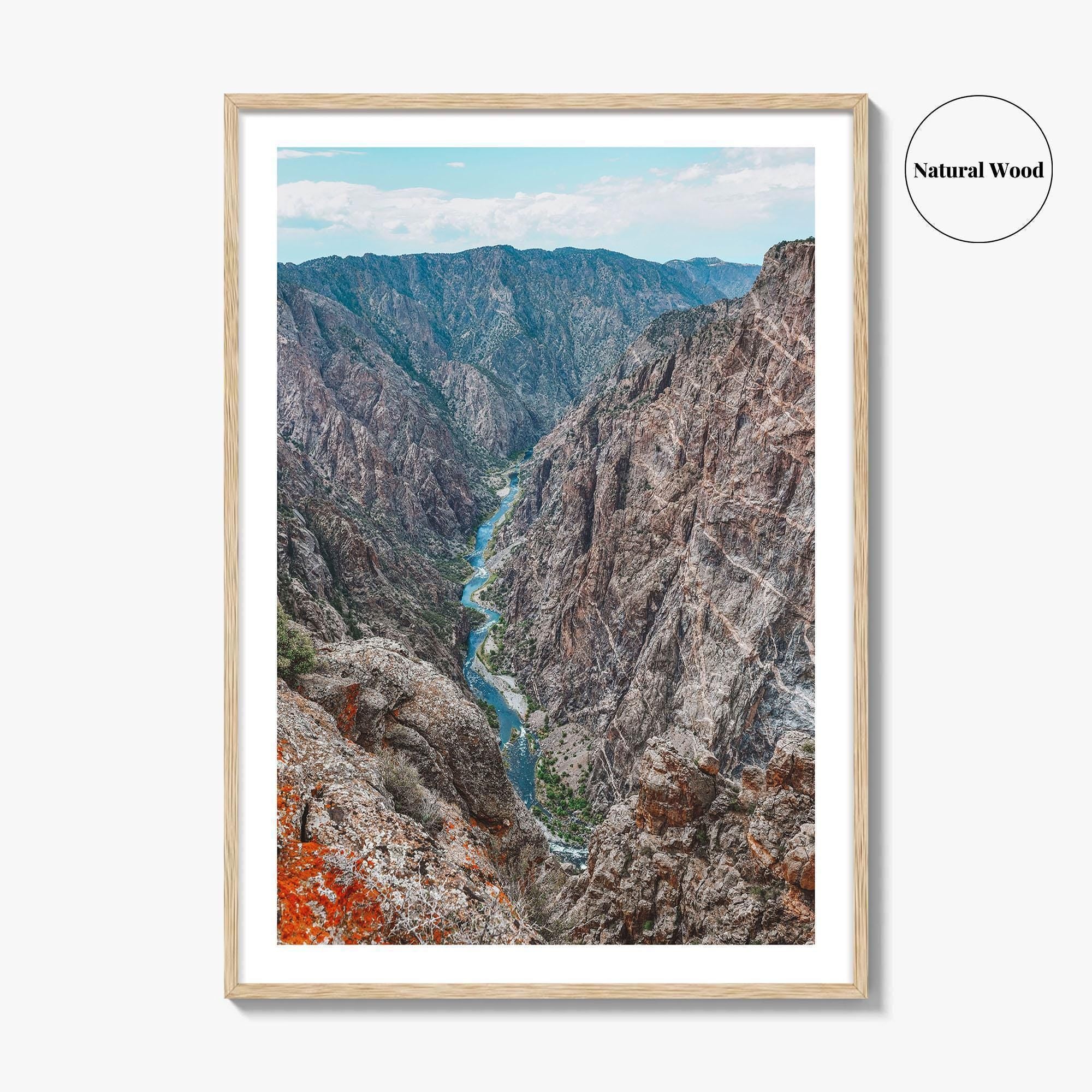 Black Canyon Of The Gunnison National Park Fine Art Photo Print, Colorado Poster, USA