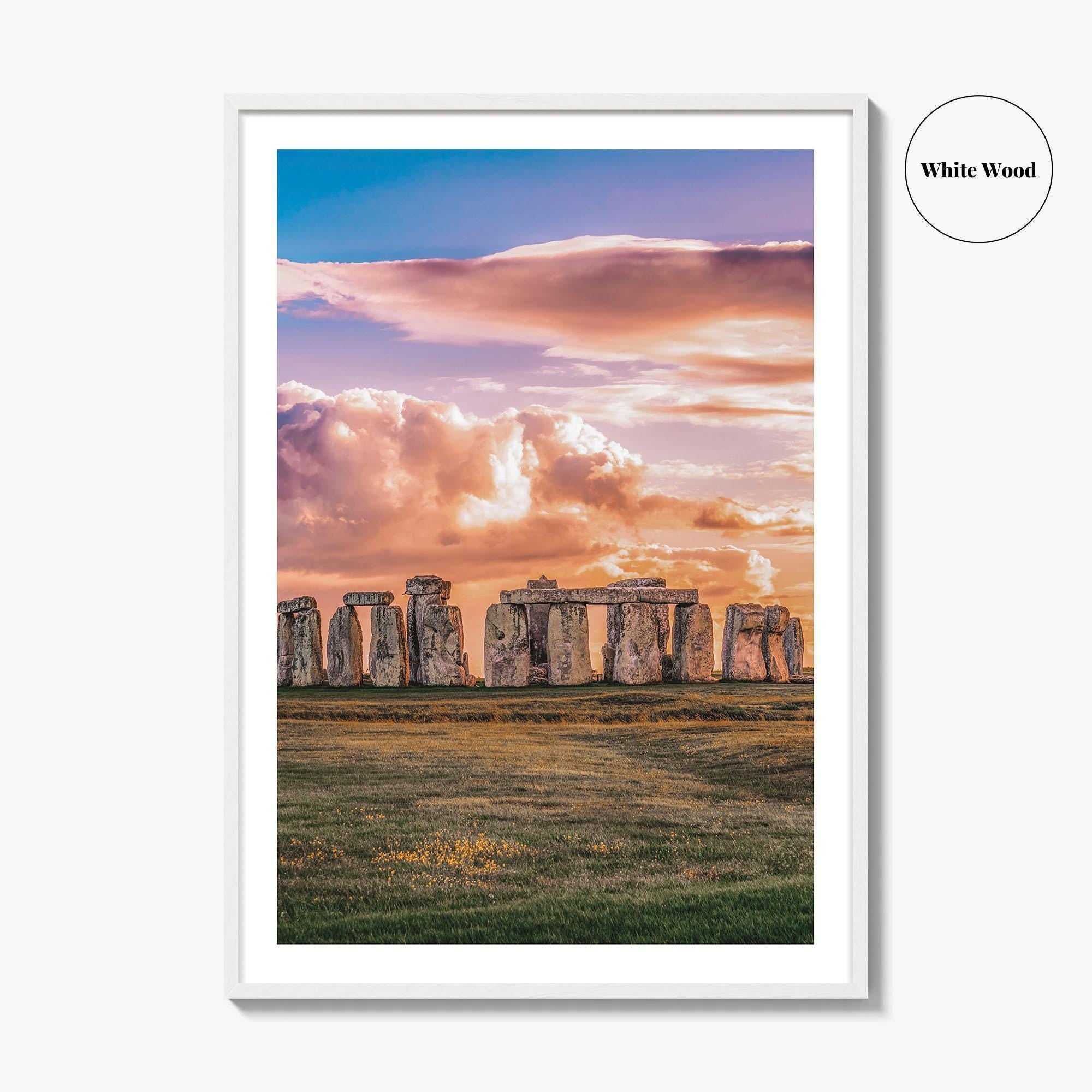 Stonehenge Fine Art Photo Print, England Wall Poster, Wiltshire UK