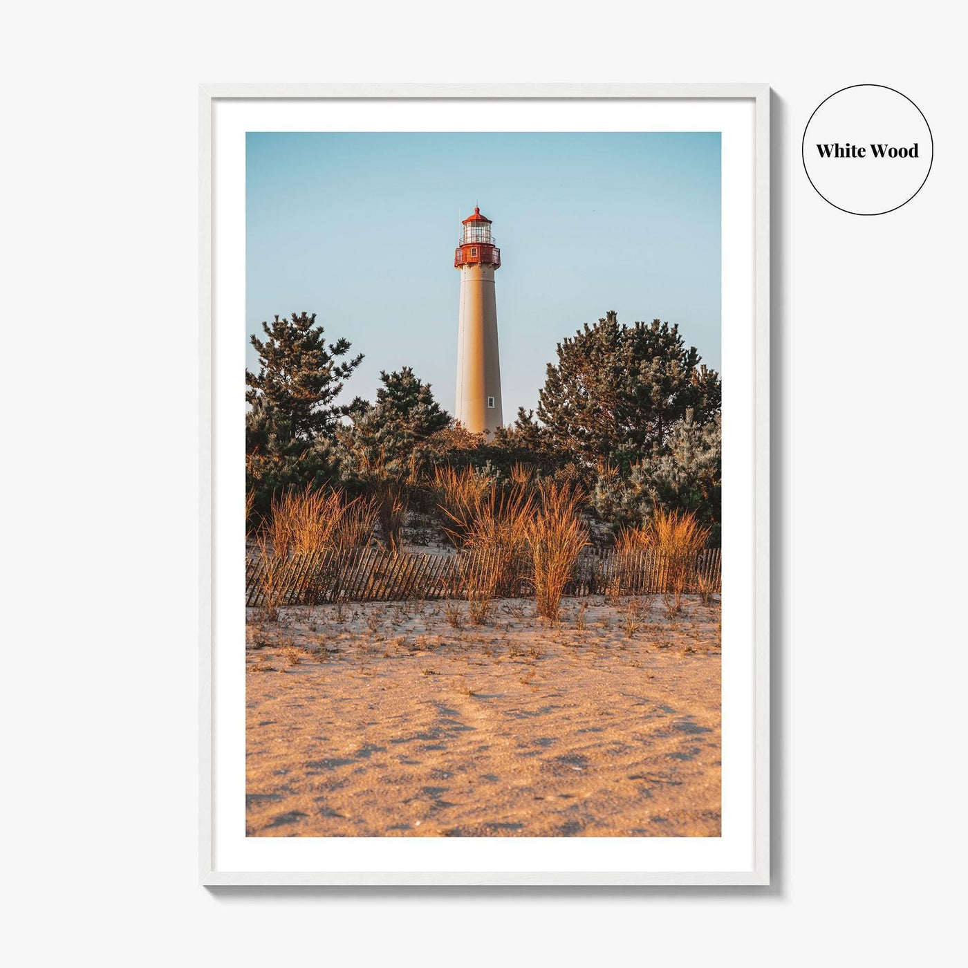 Cape May Fine Art Photo Print, Lighthouse Beach, New Jersey, Wall Decor Poster