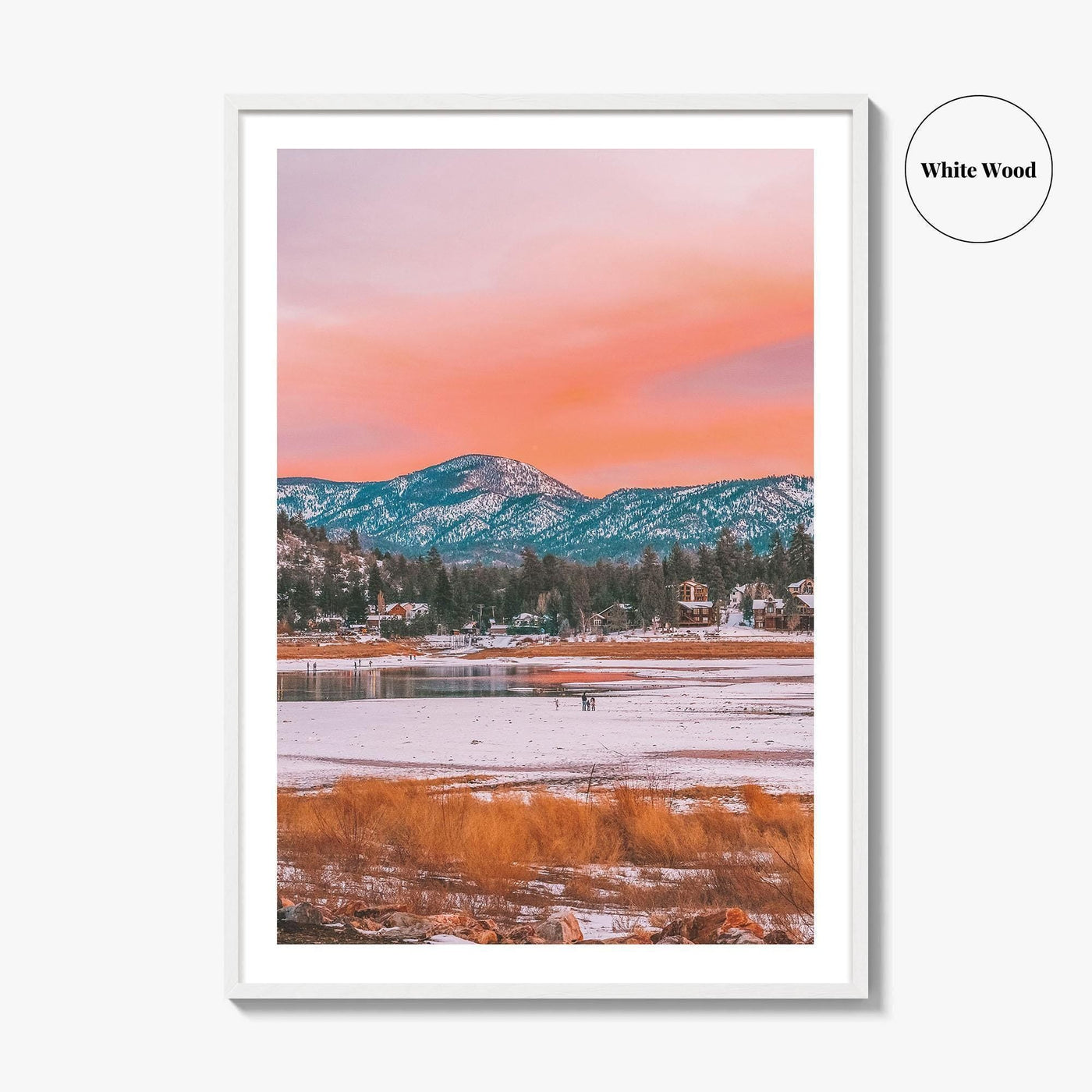 Big Bear Lake Fine Art Photo Print, California Wall Decor Poster, USA
