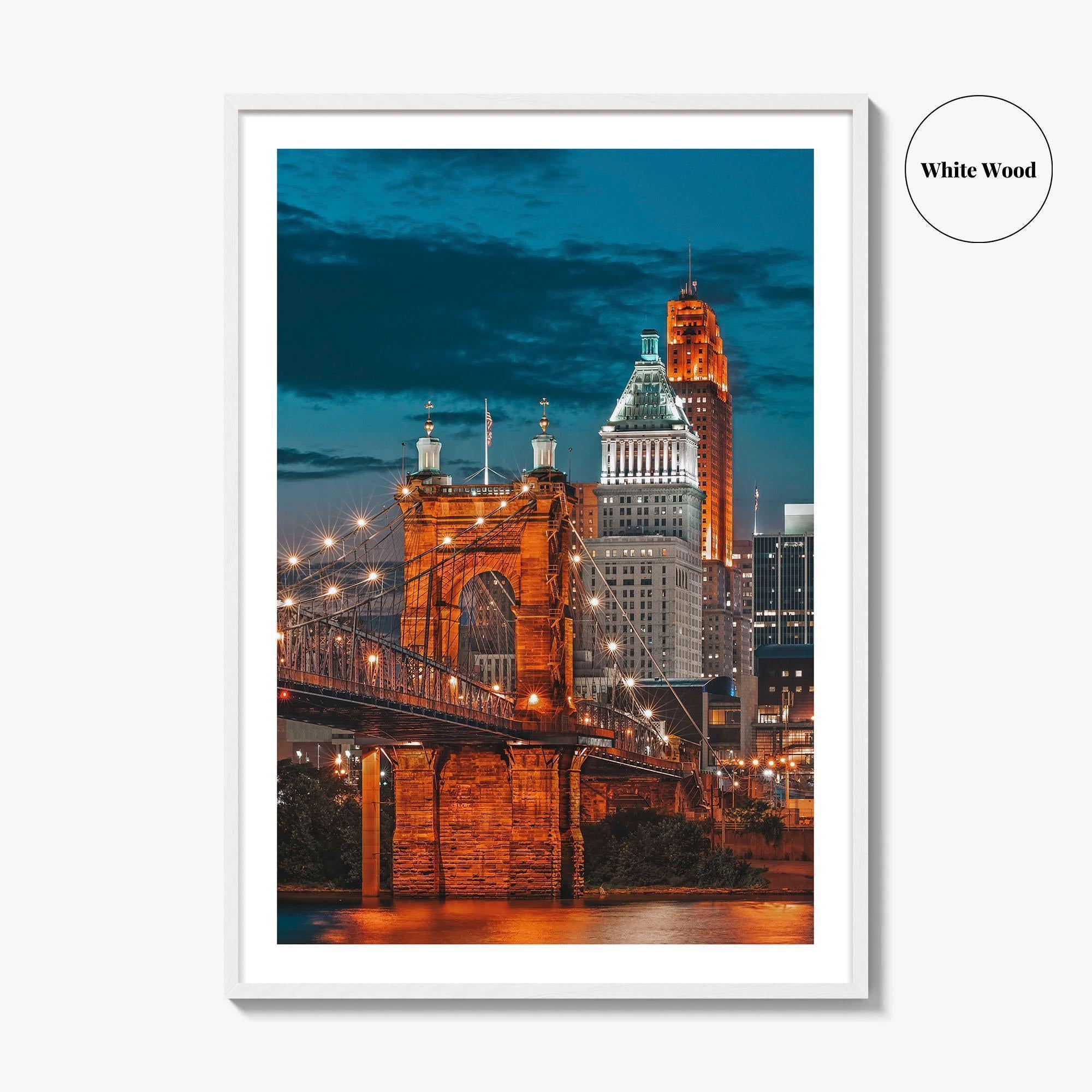 Cincinnati Fine Art Photo Print, Ohio Wall Decor Poster, USA, Cincy