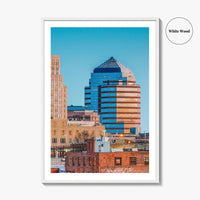Durham North Carolina Colorful Poster