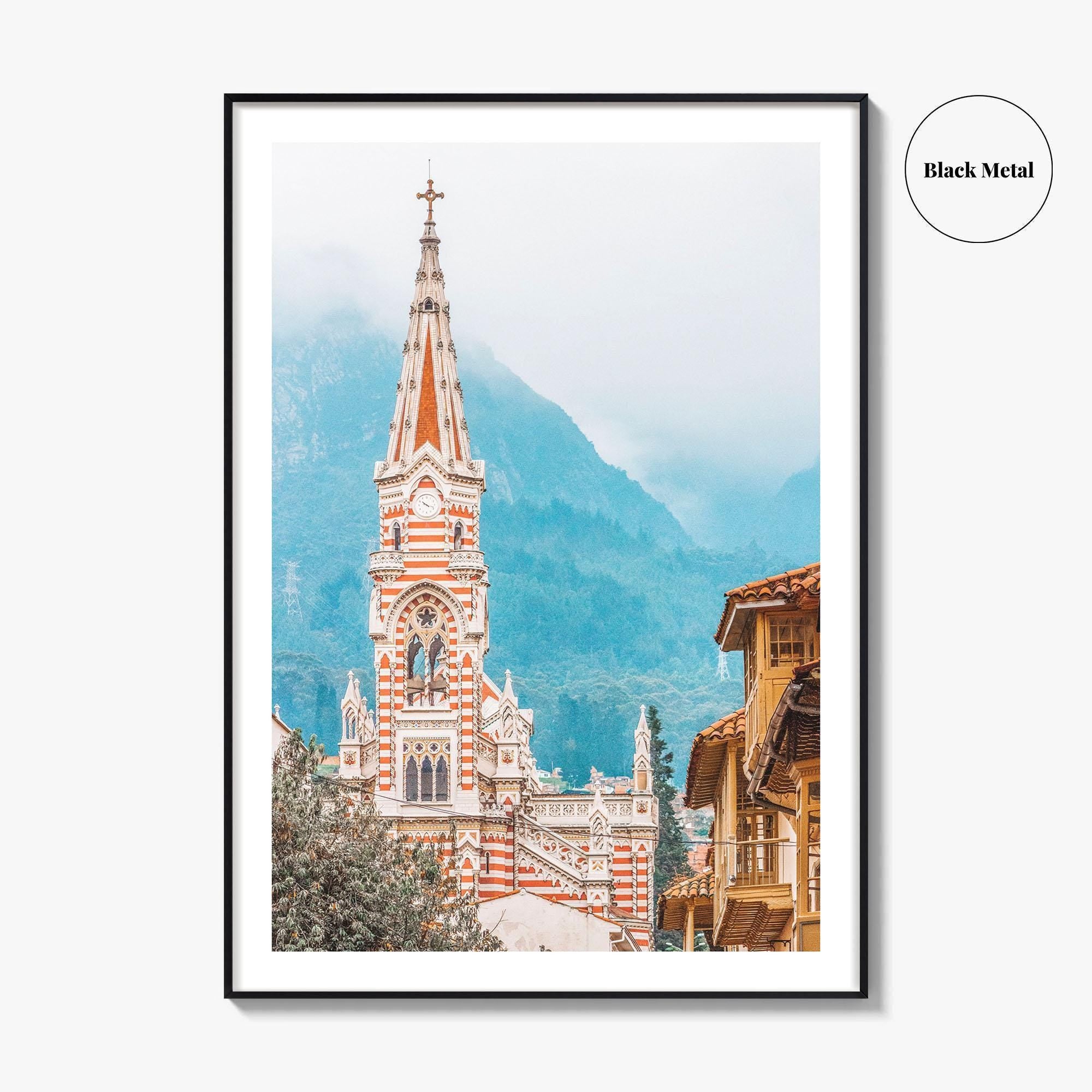 Bogota Fine Art Photo Print, Bogotá Colombia Wall Decor, Colonial La Candelaria City Poster