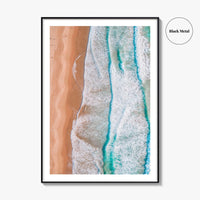 Coogee Beach Fine Art Photo Print, Sydney NSW Australia Aerial Wall Decor Poster