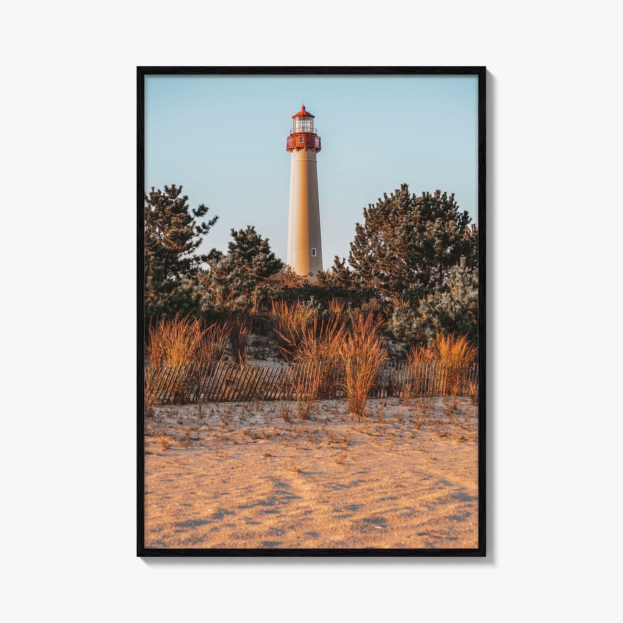 Cape May Fine Art Photo Print, Lighthouse Beach, New Jersey, Wall Decor Poster