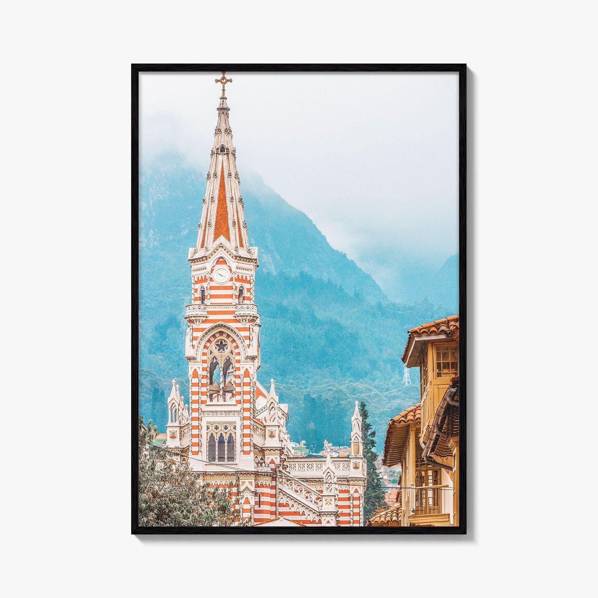 Bogota Fine Art Photo Print, Bogotá Colombia Wall Decor, Colonial La Candelaria City Poster
