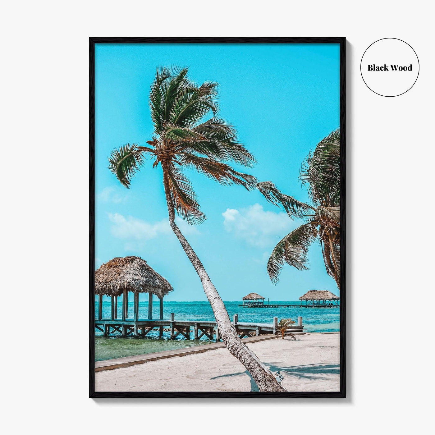 Belize Fine Art Photo Print, San Pedro, Ambergris Caye, Caribbean Beach Poster