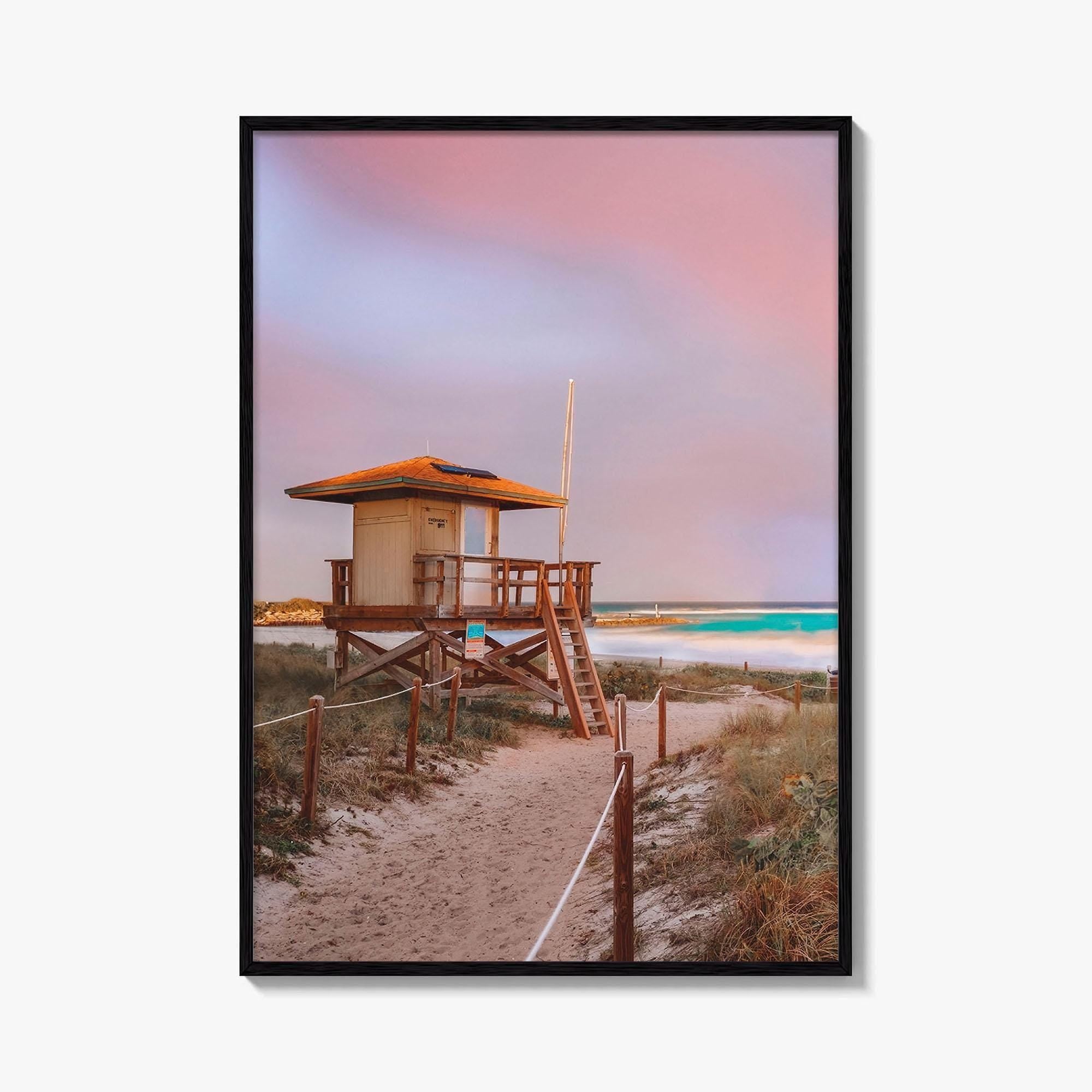 Boca Raton Fine Art Photo Print, Beach Rainbow, Florida Poster, USA