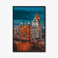 Cincinnati Fine Art Photo Print, Ohio Wall Decor Poster, USA, Cincy