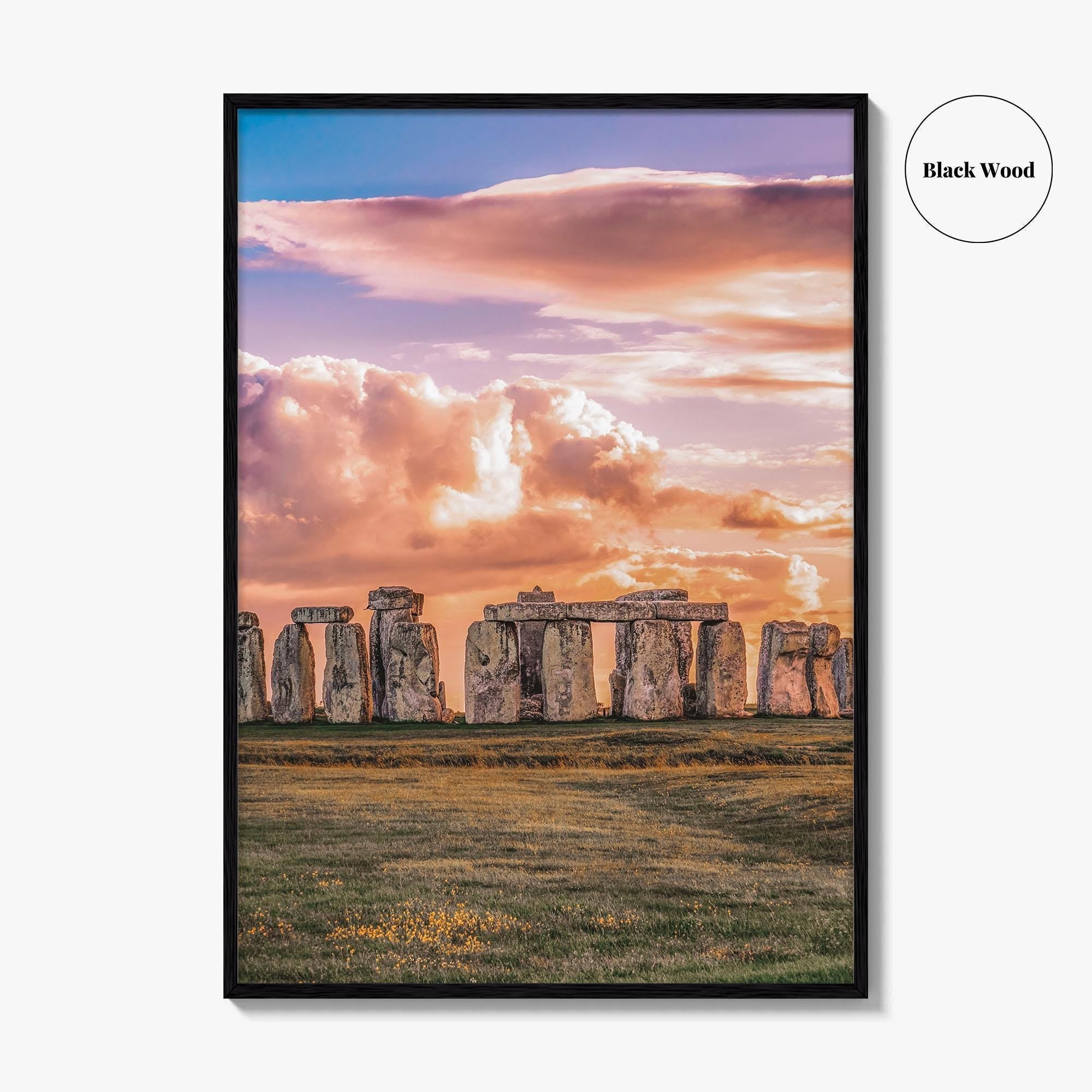 Stonehenge Fine Art Photo Print, England Wall Poster, Wiltshire UK