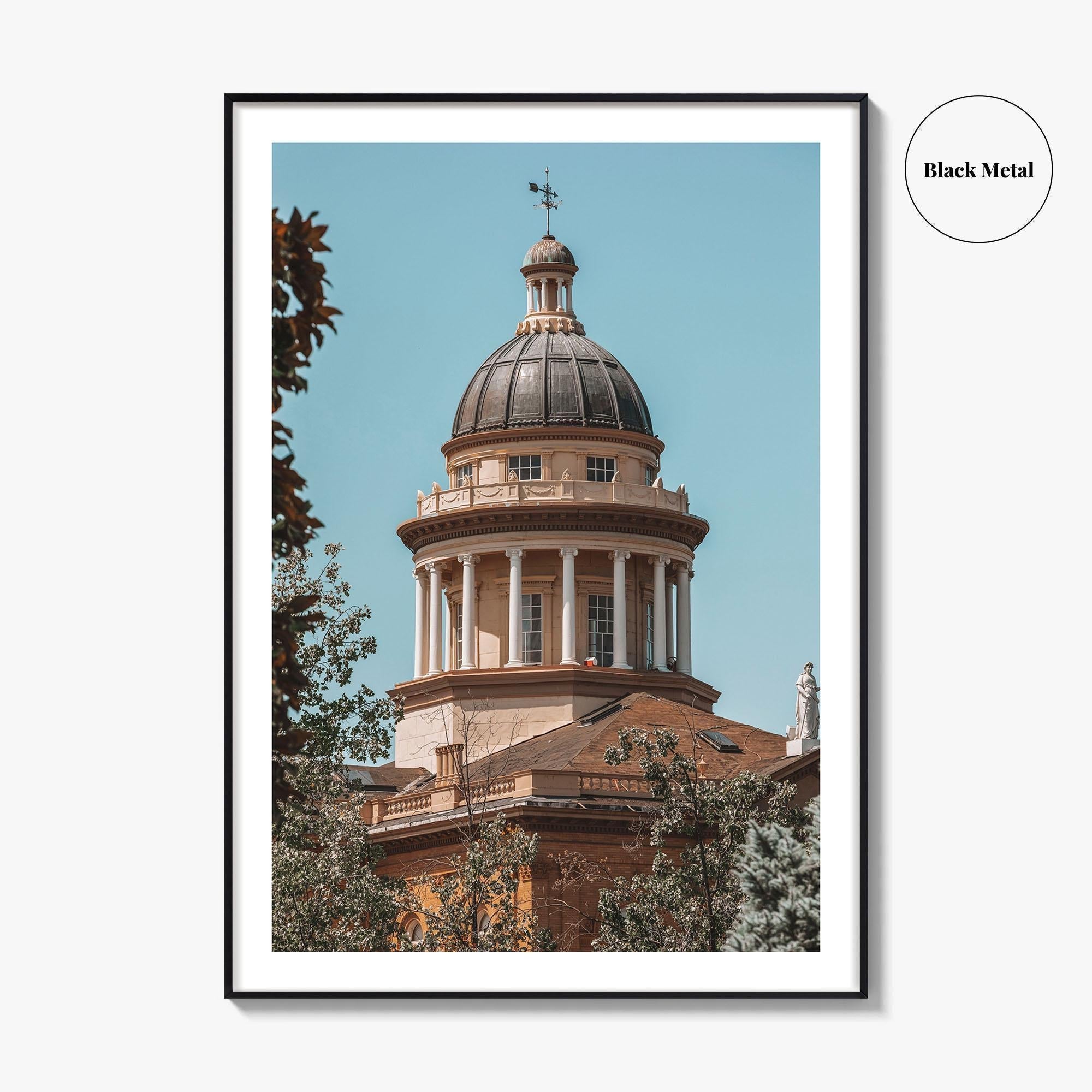 Auburn California Fine Art Photo Print, Placer County Courthouse, USA Wall Poster