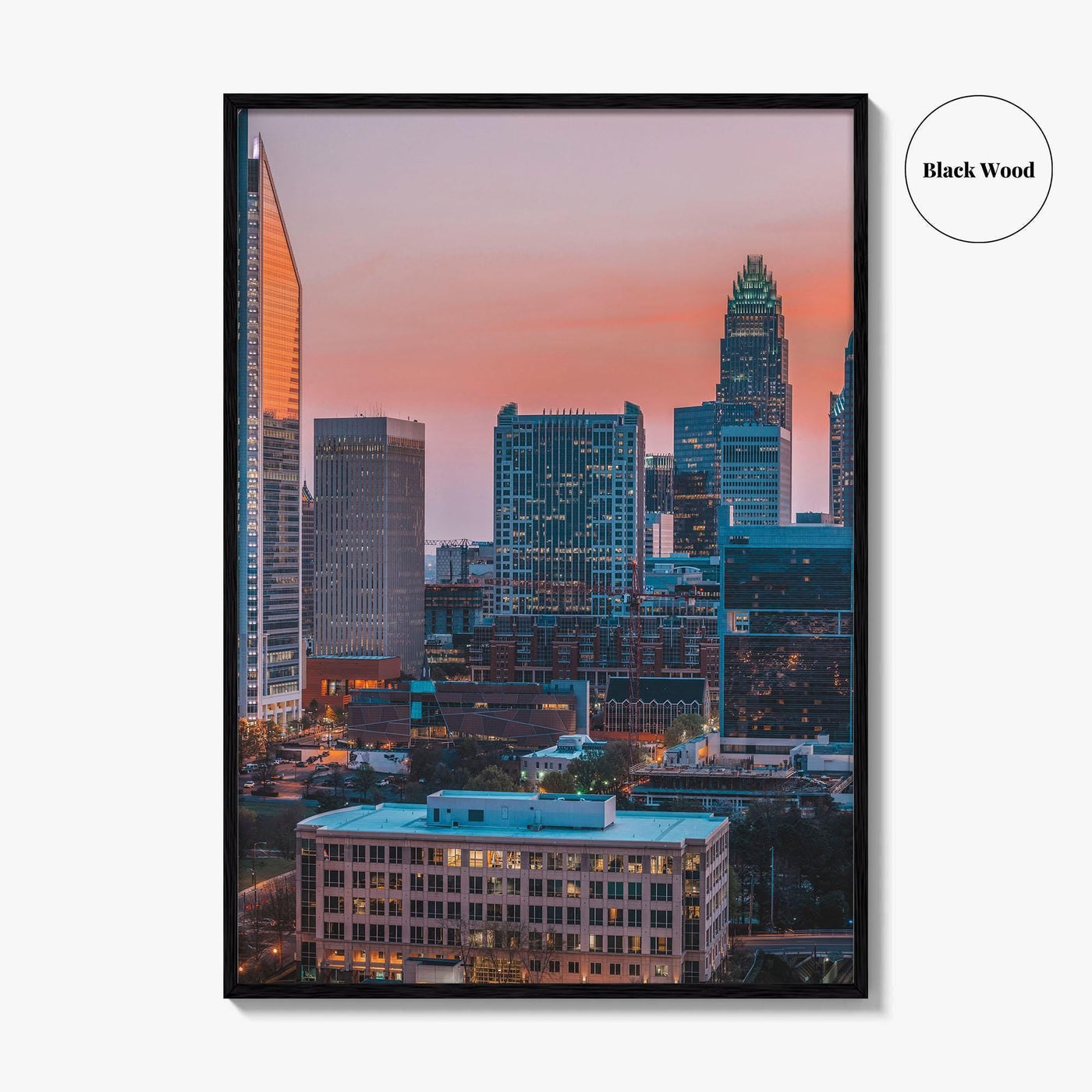 Charlotte Fine Art Photo Print, Uptown, North Carolina, USA, Wall Decor
