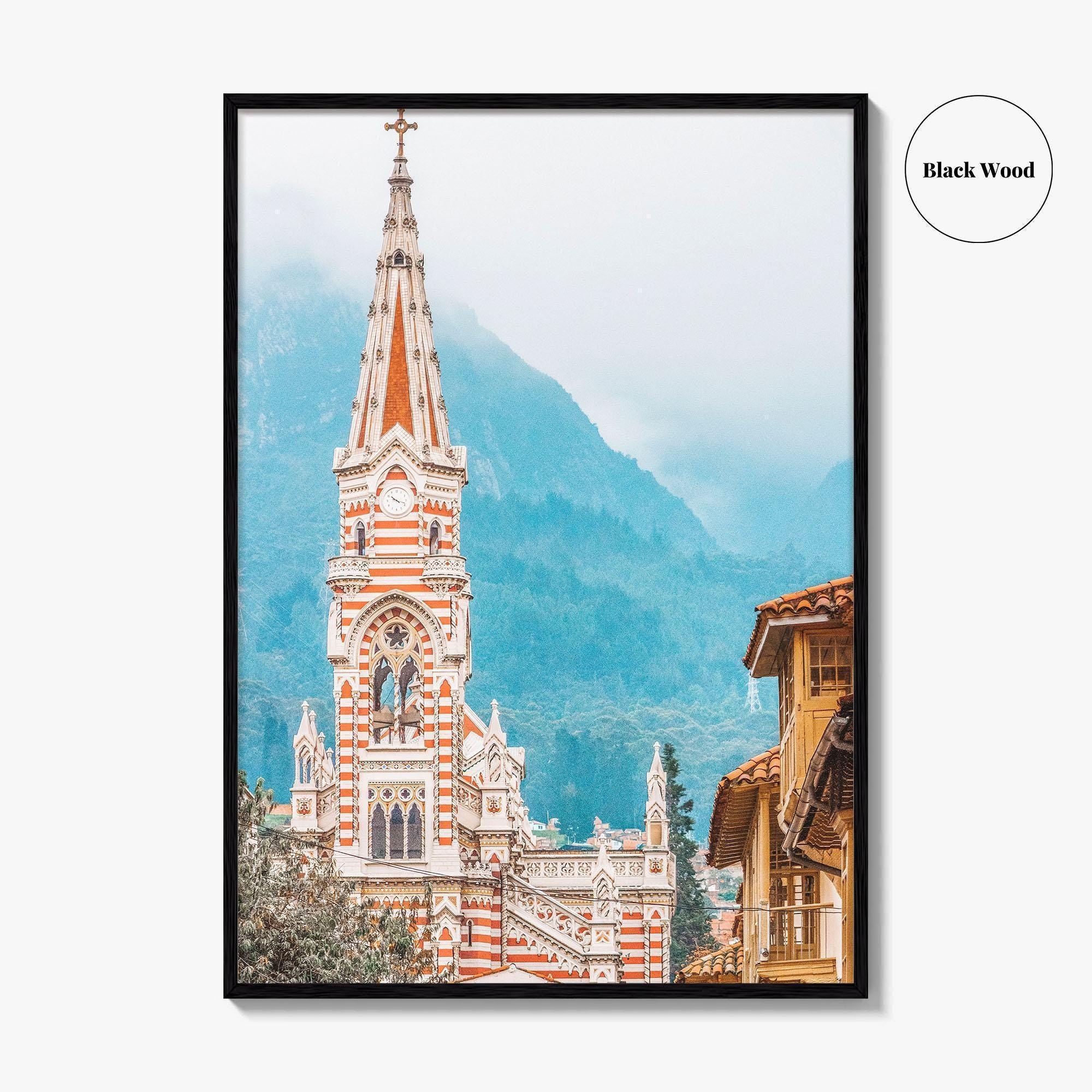 Bogota Fine Art Photo Print, Bogotá Colombia Wall Decor, Colonial La Candelaria City Poster