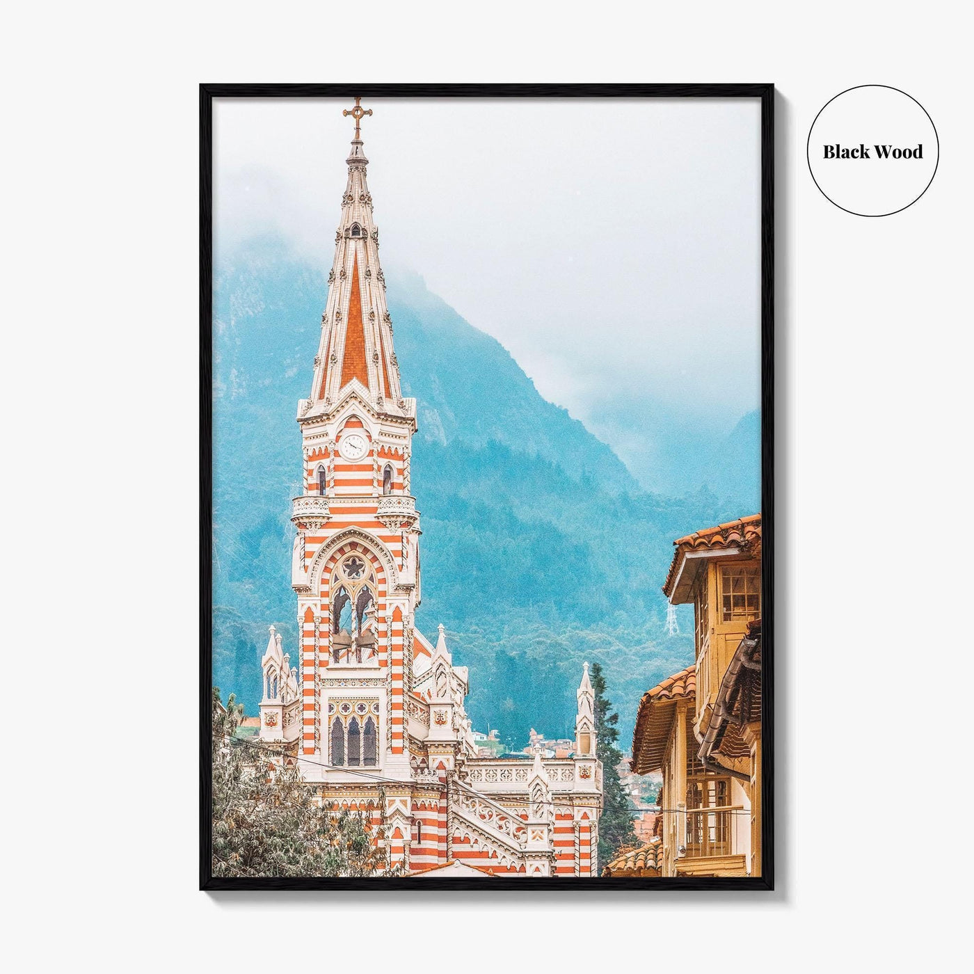 Bogota Fine Art Photo Print, Bogotá Colombia Wall Decor, Colonial La Candelaria City Poster