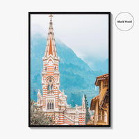 Bogota Fine Art Photo Print, Bogotá Colombia Wall Decor, Colonial La Candelaria City Poster