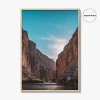 Big Bend National Park Fine Art Photo Print, Santa Elena Canyon, Texas USA Poster