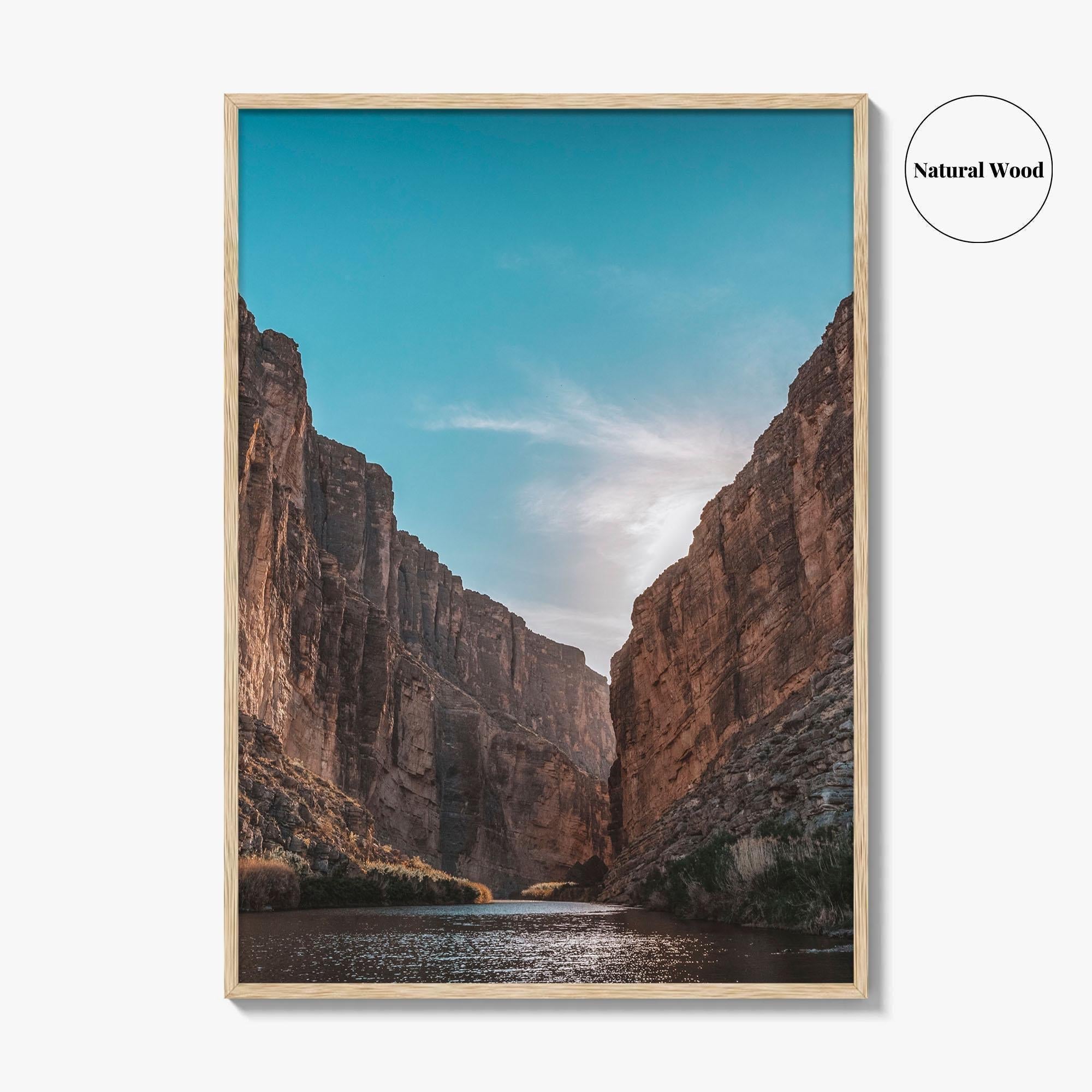 Big Bend National Park Fine Art Photo Print, Santa Elena Canyon, Texas USA Poster