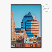 Durham Skyline Fine Art Photo Print, NC, North Carolina USA Wall Decor Poster
