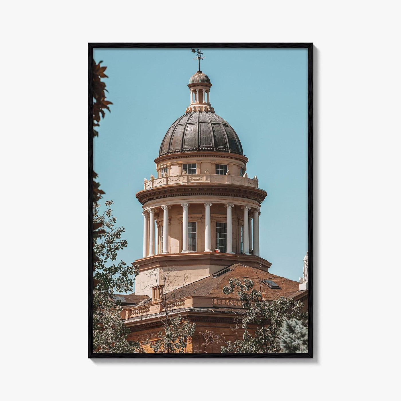 Auburn California Fine Art Photo Print, Placer County Courthouse, USA Wall Poster