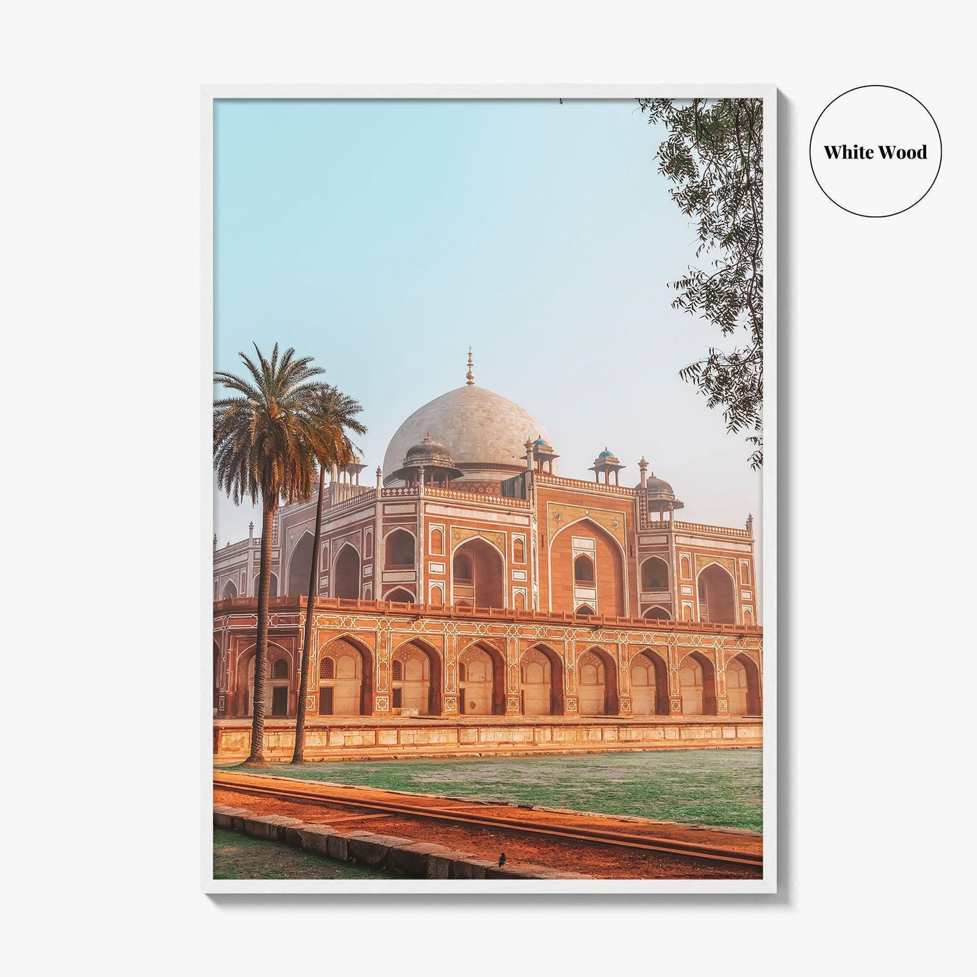 Delhi Fine Art Photo Print, Humayun's Tomb, India Wall Decor Poster