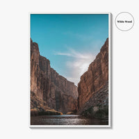 Big Bend National Park Fine Art Photo Print, Santa Elena Canyon, Texas USA Poster