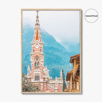 Bogota Fine Art Photo Print, Bogotá Colombia Wall Decor, Colonial La Candelaria City Poster