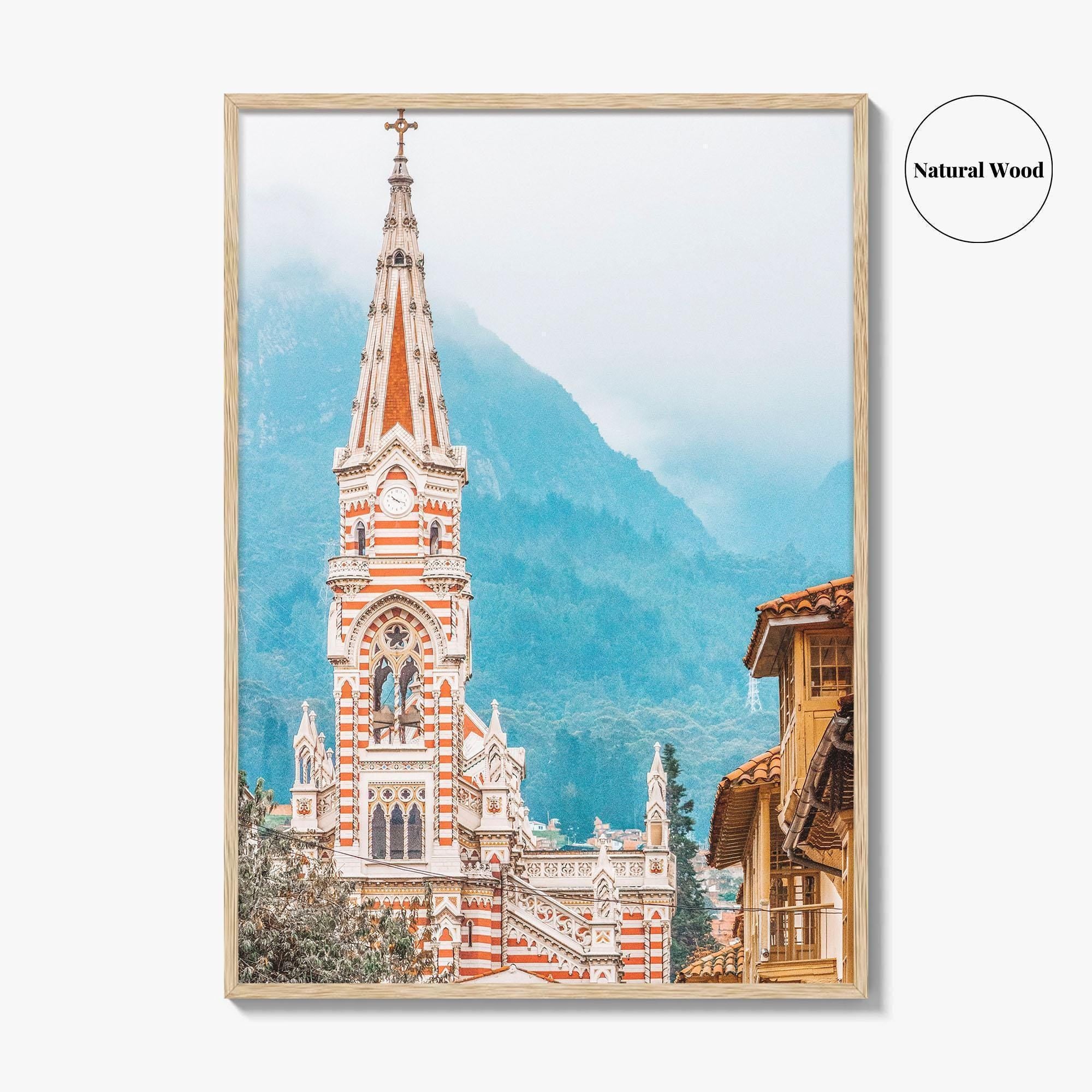 Bogota Fine Art Photo Print, Bogotá Colombia Wall Decor, Colonial La Candelaria City Poster