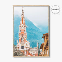 Bogota Fine Art Photo Print, Bogotá Colombia Wall Decor, Colonial La Candelaria City Poster