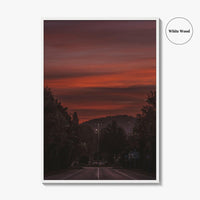 Clemson Fine Art Photo Print, South Carolina Road Wall Art Poster, USA